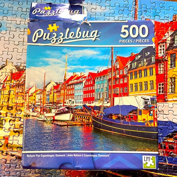 puzzlebug Other - 500-Piece Jigsaw Puzzle - Colorful Nyhavn Pier
